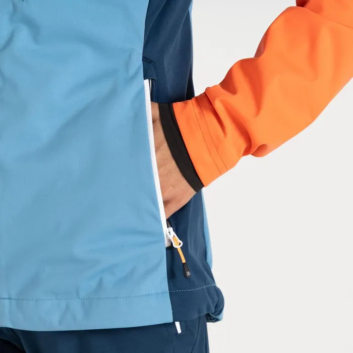 Dare 2b Softshell Jackets Lexan Softshell Jacket Niagara Blue Satsuma 8211 Women