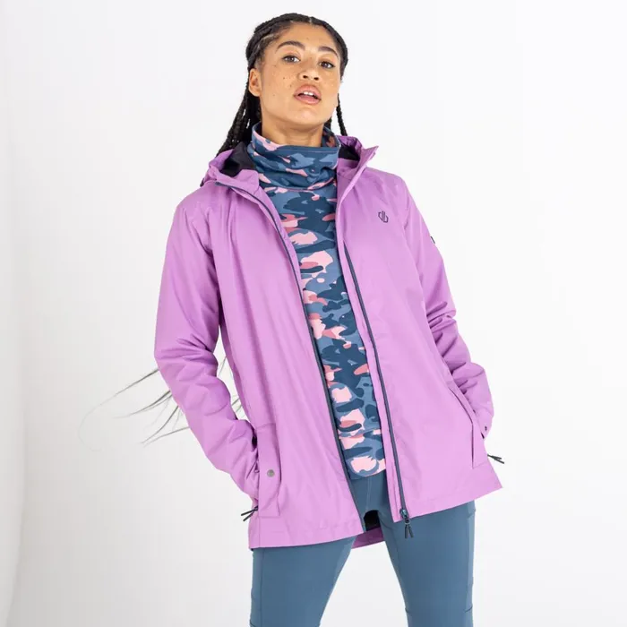 Dare 2b Waterproof Jackets Already Recycled Waterproof Jacket Dusty Lavender 8211 Women
