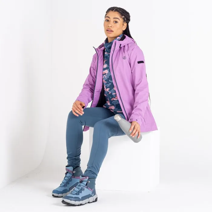 Dare 2b Waterproof Jackets Already Recycled Waterproof Jacket Dusty Lavender 8211 Women