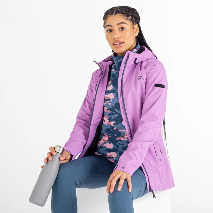 Dare 2b Waterproof Jackets Already Recycled Waterproof Jacket Dusty Lavender 8211 Women