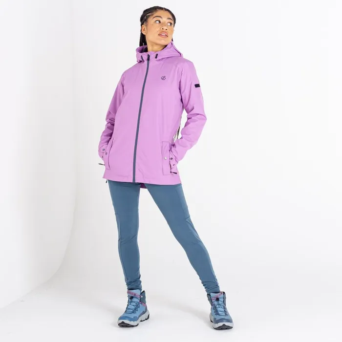 Dare 2b Waterproof Jackets Already Recycled Waterproof Jacket Dusty Lavender 8211 Women