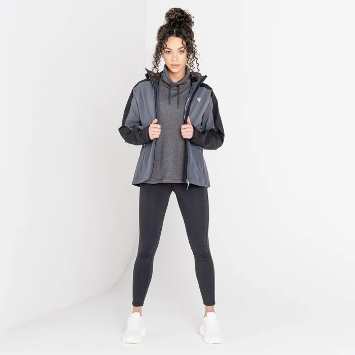 Dare 2b Waterproof Jackets Compete II Waterproof Jacket Black Dark Storm Grey 8211 Women Dare 2b Waterproof Jackets Compete II Waterproof Jacket Black Dark Storm Grey 8211 Women