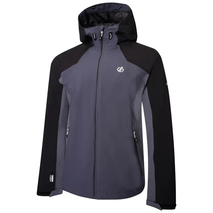 Dare 2b Waterproof Jackets Compete II Waterproof Jacket Black Dark Storm Grey 8211 Women