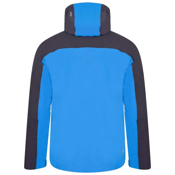 Dare 2b Waterproof Jackets Diluent III Waterproof Jacket Athletic Blue Ebony Grey 8211 Men