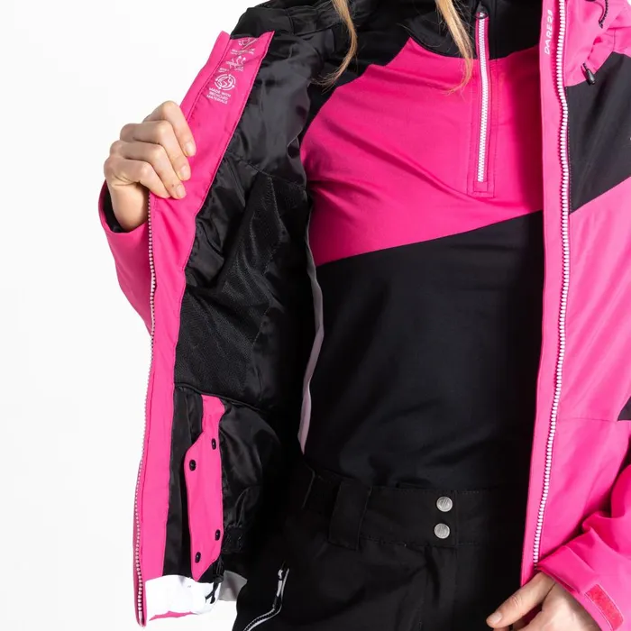 Dare 2b Waterproof Jackets Ice Ski Jacket Pure Pink Black 8211 Women