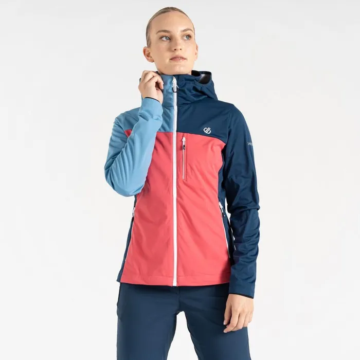 Dare 2b Waterproof Jackets Lexan Softshell Jacket Pink Moonlight Denim 8211 Women