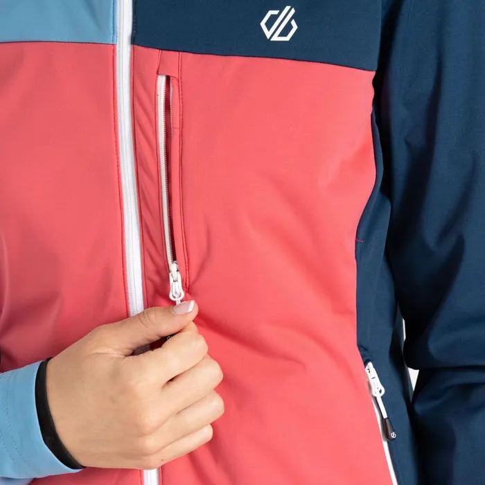 Dare 2b Waterproof Jackets Lexan Softshell Jacket Pink Moonlight Denim 8211 Women