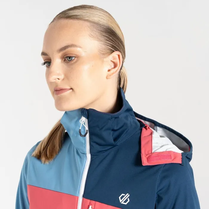 Dare 2b Waterproof Jackets Lexan Softshell Jacket Pink Moonlight Denim 8211 Women