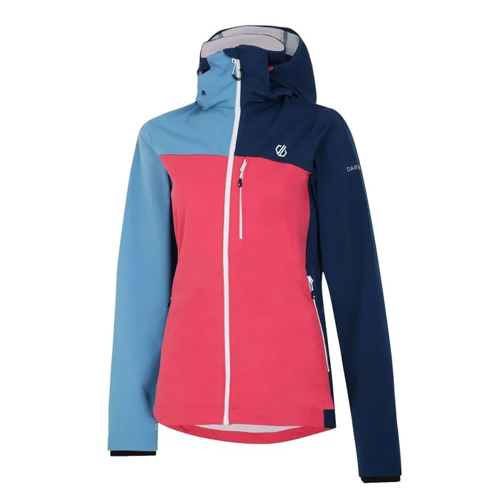 Dare 2b Waterproof Jackets Lexan Softshell Jacket Pink Moonlight Denim 8211 Women
