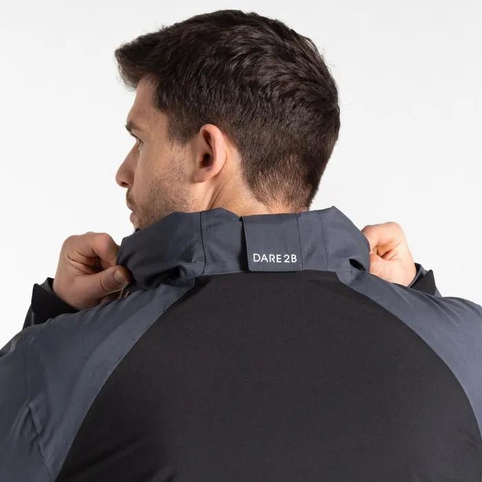 Dare 2b Waterproof Jackets Mountain Series Waterproof Jacket Black Ebony Grey 8211 Men