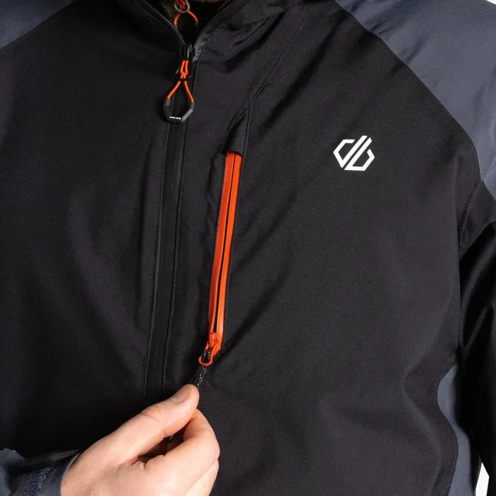 Dare 2b Waterproof Jackets Mountain Series Waterproof Jacket Black Ebony Grey 8211 Men