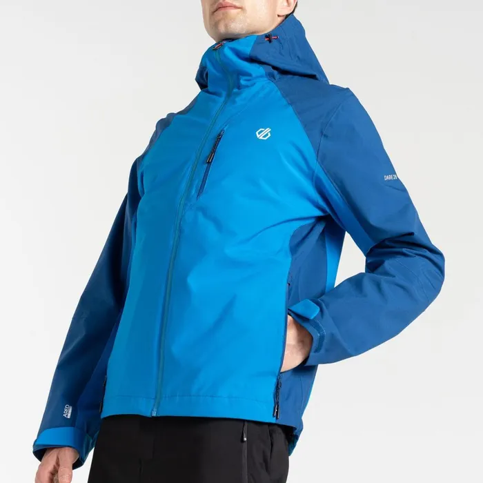 Dare 2b Waterproof Jackets Mountain Series Waterproof Jacket Laser Blue Athletic Blue 8211 Men