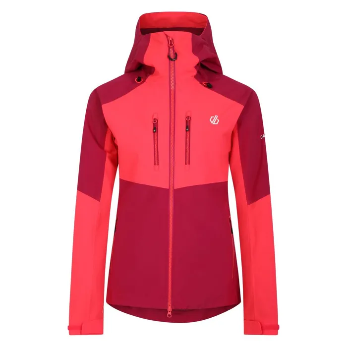 Dare 2b Waterproof Jackets Pitching Waterproof Jacket Berry Neon Pink 8211 Women