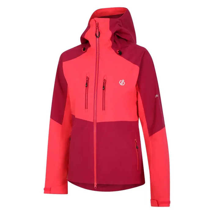 Dare 2b Waterproof Jackets Pitching Waterproof Jacket Berry Neon Pink 8211 Women