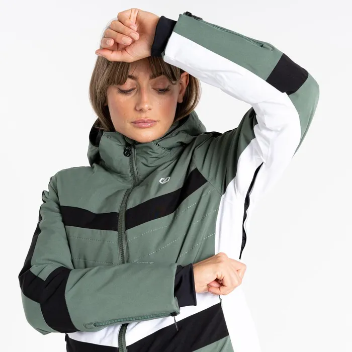 Dare 2b Waterproof Jackets Provenance II Waterproof Ski Jacket Duck Green 8211 Women