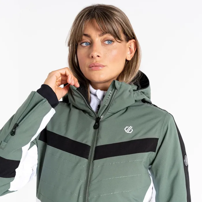 Dare 2b Waterproof Jackets Provenance II Waterproof Ski Jacket Duck Green 8211 Women
