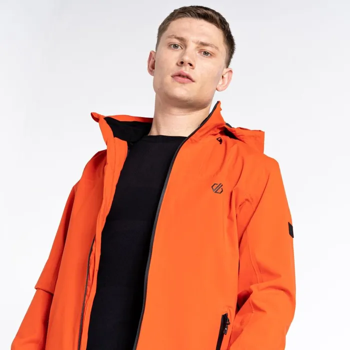 Dare 2b Waterproof Jackets Switch Out Recycled Waterproof Jacket Burnt Salmon 8211 Men