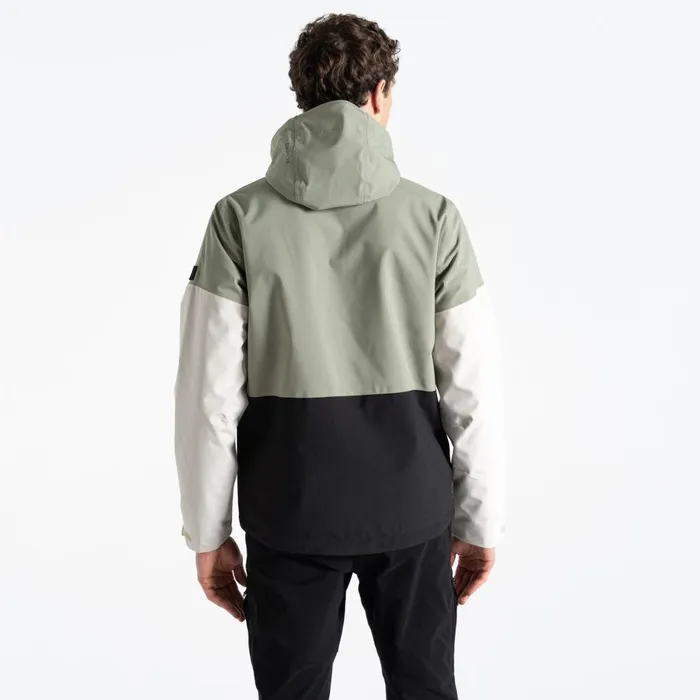 Dare 2b Waterproof Jackets Terrain Waterproof Jacket Oil Green Black 8211 Men