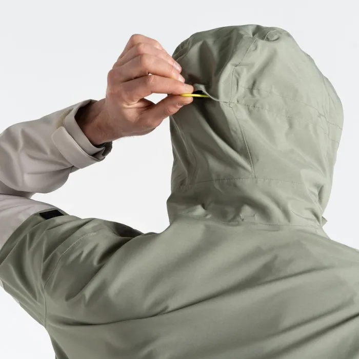 Dare 2b Waterproof Jackets Terrain Waterproof Jacket Oil Green Black 8211 Men