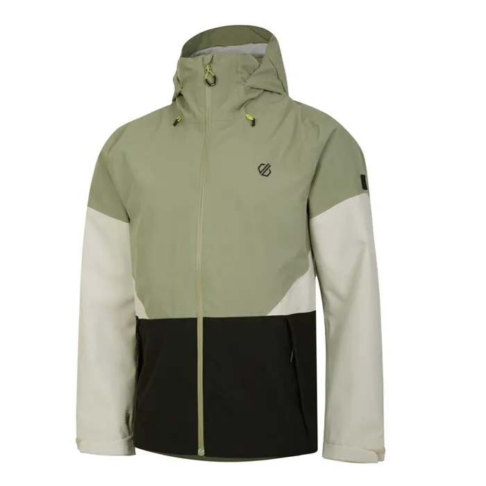 Dare 2b Waterproof Jackets Terrain Waterproof Jacket Oil Green Black 8211 Men