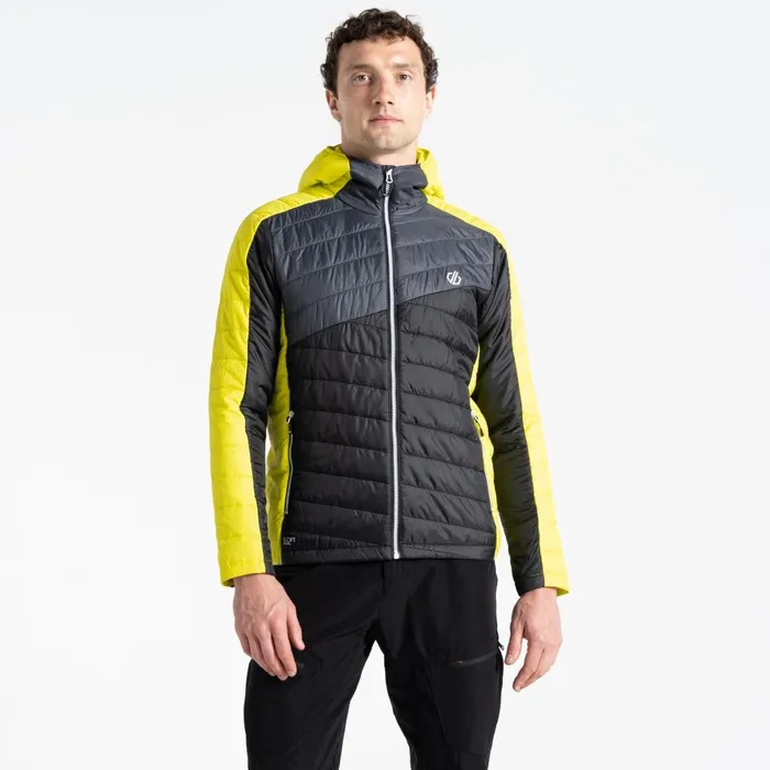 Dare 2b Waterproof Jackets Touring Padded Jacket Yellow Grey Black 8211 Men
