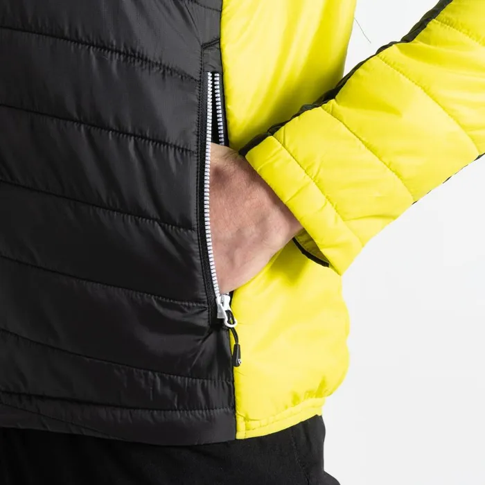 Dare 2b Waterproof Jackets Touring Padded Jacket Yellow Grey Black 8211 Men