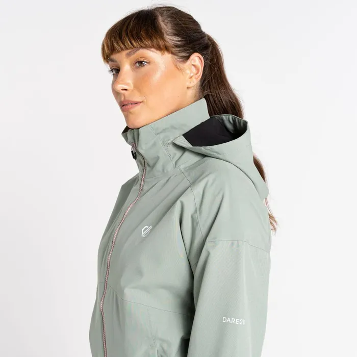Dare 2b Waterproof Jackets Trail Waterproof Jacket Lilypad Green 8211 Women