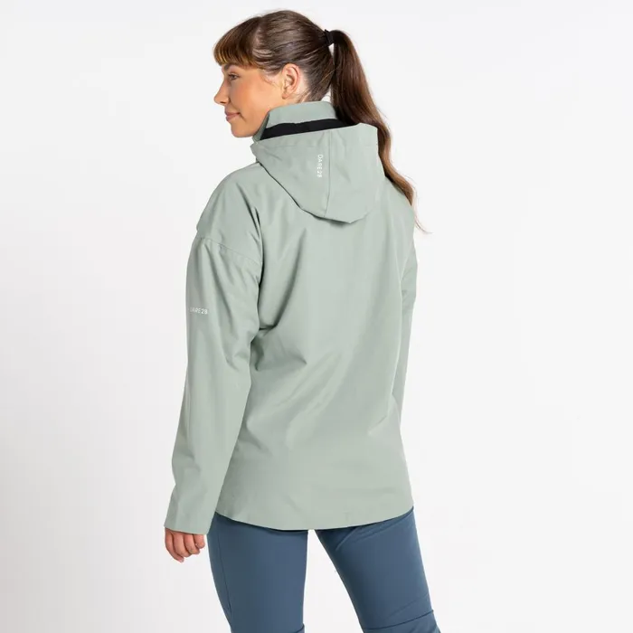 Dare 2b Waterproof Jackets Trail Waterproof Jacket Lilypad Green 8211 Women