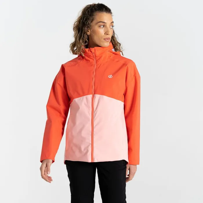 Dare 2b Waterproof Jackets Trail Waterproof Jacket Neon Peach 8211 Women