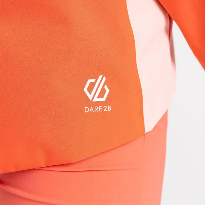 Dare 2b Waterproof Jackets Trail Waterproof Jacket Neon Peach 8211 Women