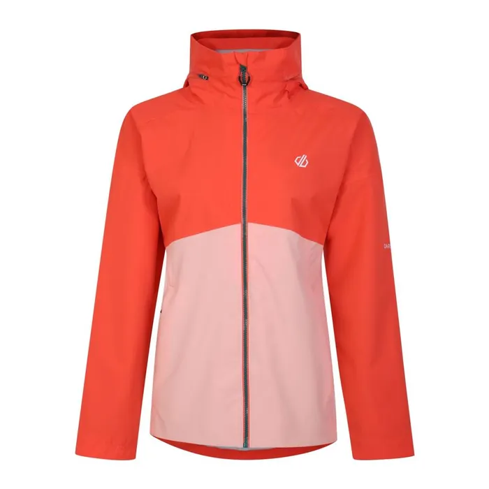 Dare 2b Waterproof Jackets Trail Waterproof Jacket Neon Peach 8211 Women