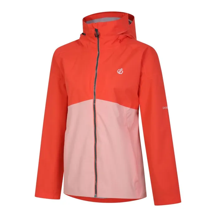 Dare 2b Waterproof Jackets Trail Waterproof Jacket Neon Peach 8211 Women