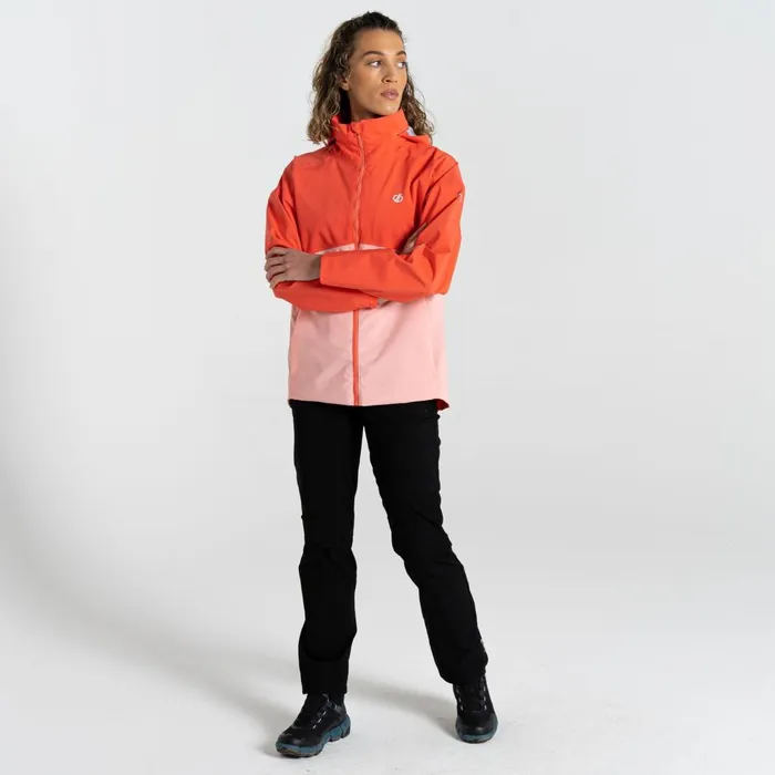 Dare 2b Waterproof Jackets Trail Waterproof Jacket Neon Peach 8211 Women