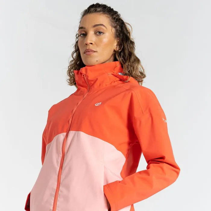 Dare 2b Waterproof Jackets Trail Waterproof Jacket Neon Peach 8211 Women