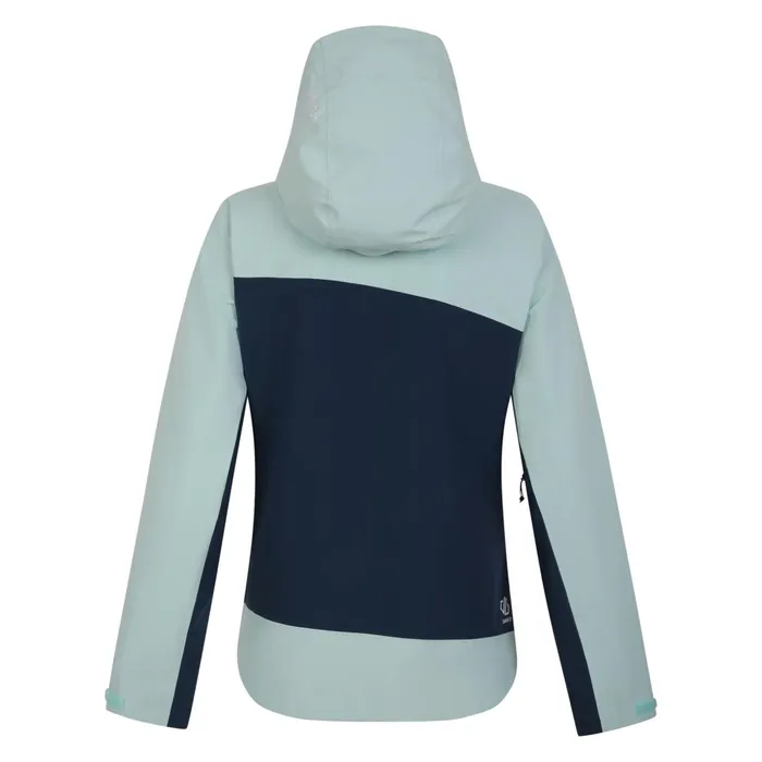 Dare 2b Waterproof Jackets Traversing II Waterproof Jacket Moonlight Denim Mint Green 8211 Women