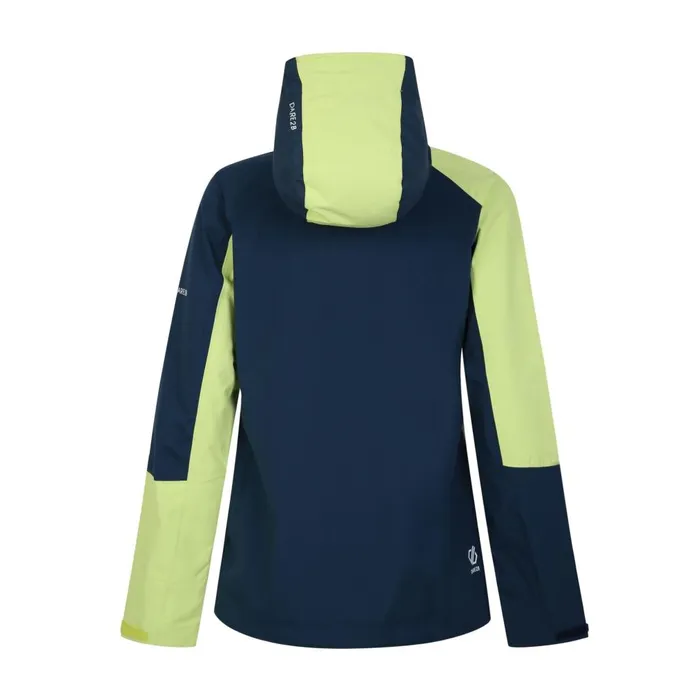 Dare 2b Waterproof Jackets Traversing Waterproof Jacket Moonlight Denim Sharp Green 8211 Women