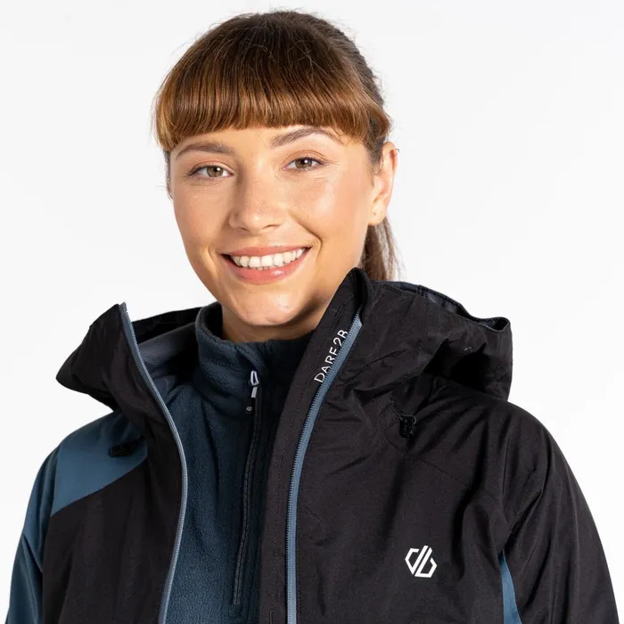 Dare 2b Waterproof Jackets Traversing Waterproof Jacket Orion Grey Black 8211 Women