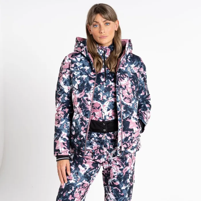 Dare 2b Waterproof Jackets Verdict Recycled Ski Jacket Mesa Rose Floral Print 8211 Women Dare 2b Waterproof Jackets Verdict Recycled Ski Jacket Mesa Rose Floral Print 8211 Women