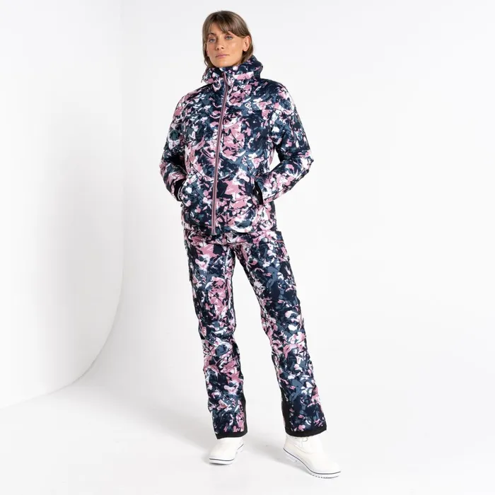 Dare 2b Waterproof Jackets Verdict Recycled Ski Jacket Mesa Rose Floral Print 8211 Women