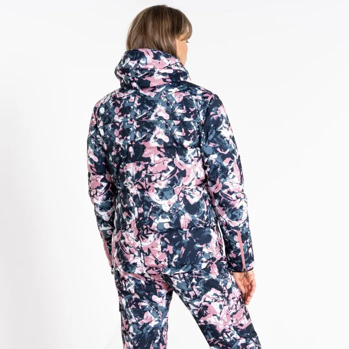 Dare 2b Waterproof Jackets Verdict Recycled Ski Jacket Mesa Rose Floral Print 8211 Women