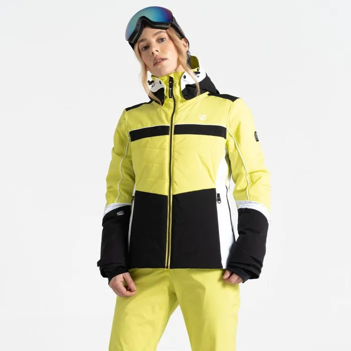 Dare 2b Waterproof Jackets Vitilised Ski Jacket Yellow Plum 8211 Women
