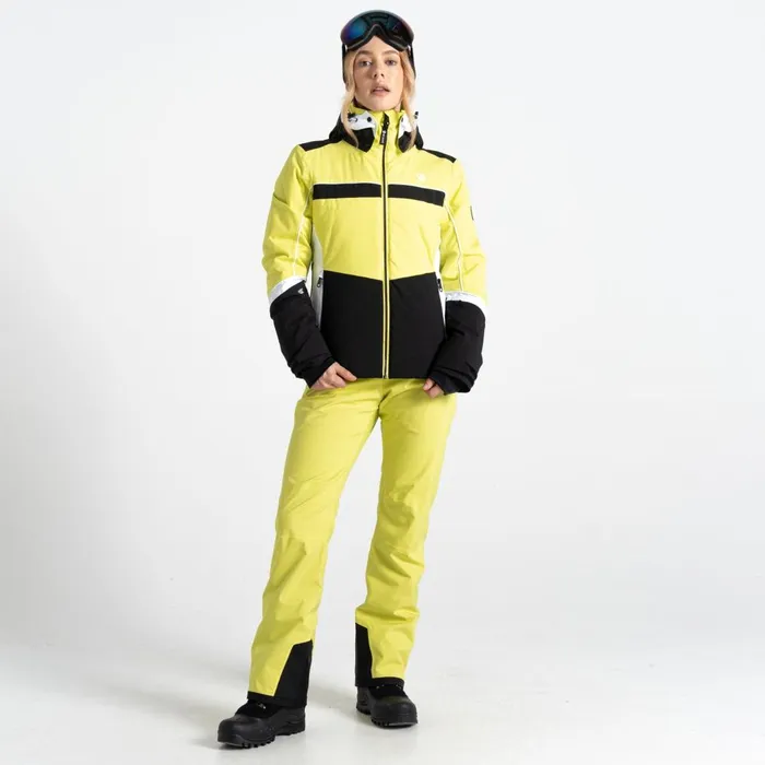 Dare 2b Waterproof Jackets Vitilised Ski Jacket Yellow Plum 8211 Women