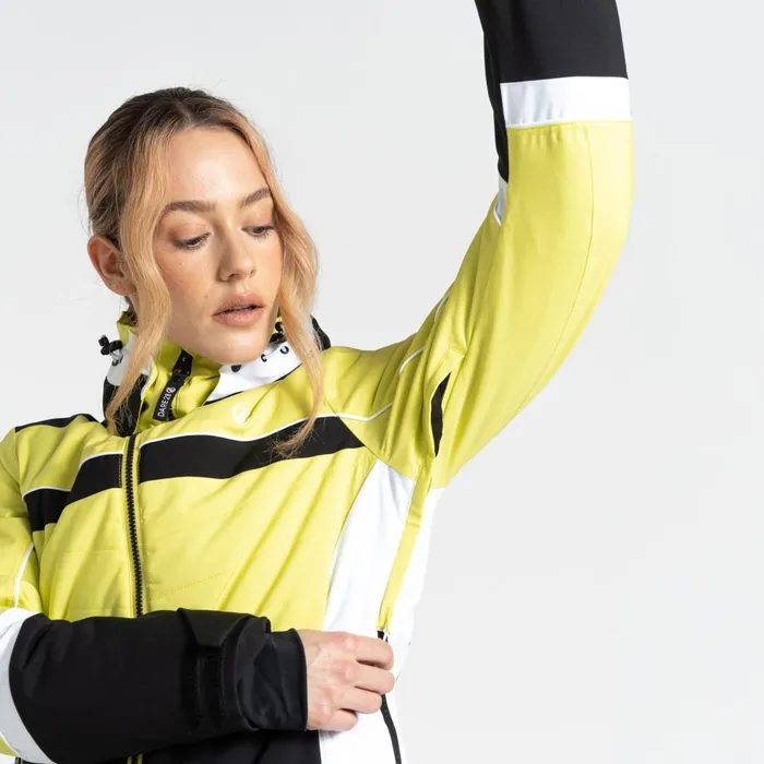 Dare 2b Waterproof Jackets Vitilised Ski Jacket Yellow Plum 8211 Women