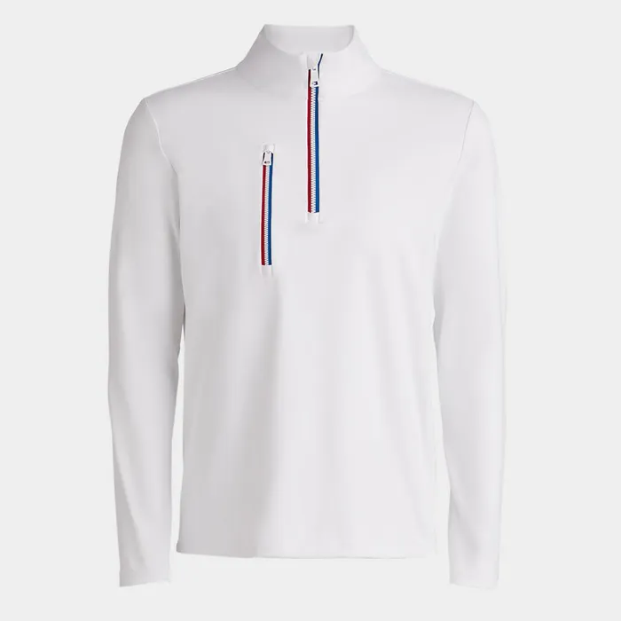 Daytona Tech Interlock Pullover Snow Men GFORE Tops