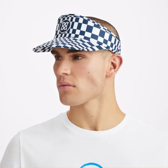 Distorted Check Ripstop Visor Twilight WomenGolf GFORE Hats