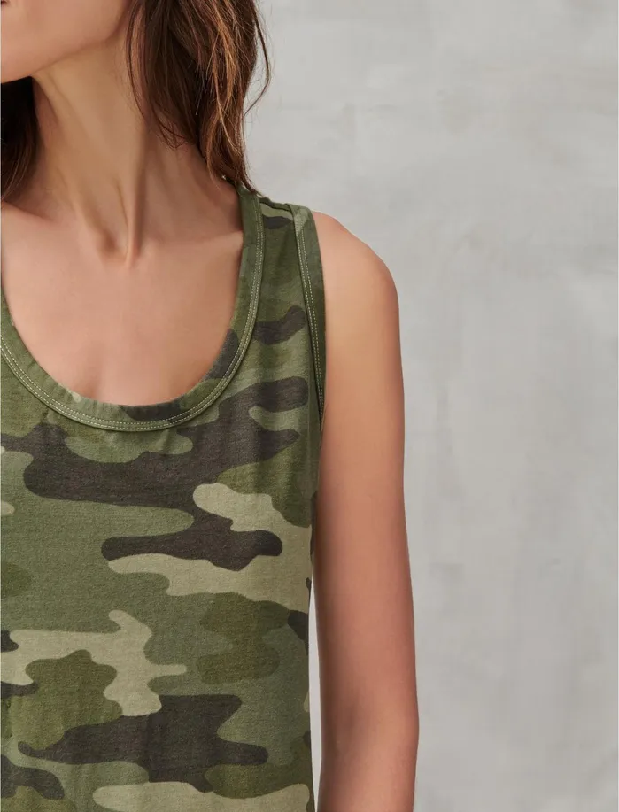 Dresses Women Lucky Brand Camo Dress Camo Olive Multi