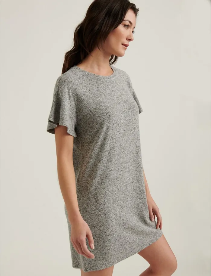 Dresses Women Lucky Brand Cloud Jersey Tee Dress Heather Grey