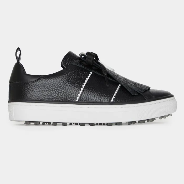 Durf Pebble Leather Kiltie Golf Shoe Onyx Women GFORE Golf Shoes