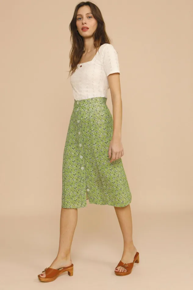ELIOT Skirt Rosita Vert Women Rouje Skirts
