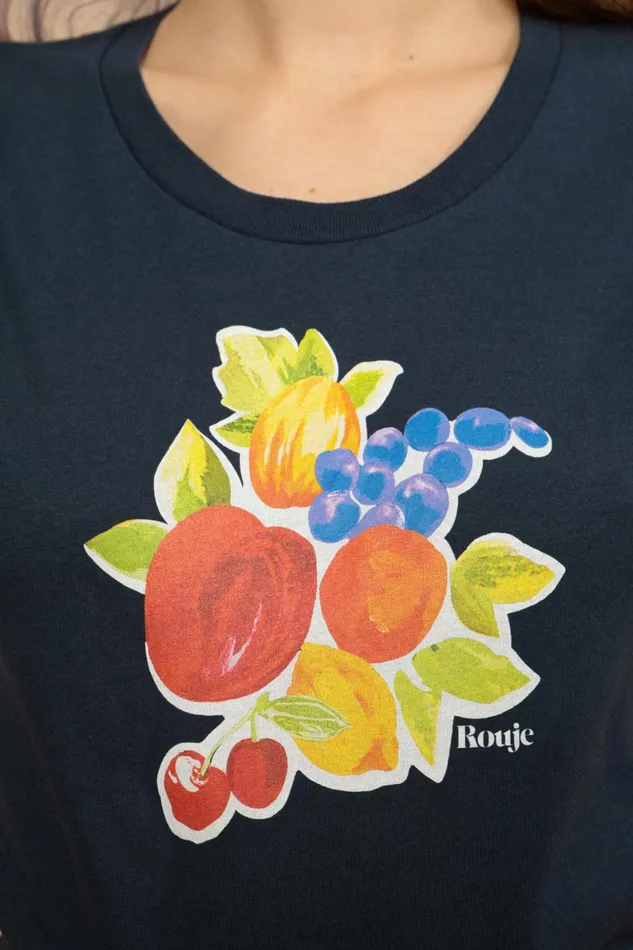 ERNEST Tshirt Marine Fruit Women Rouje Tshirts and Tank Tops
